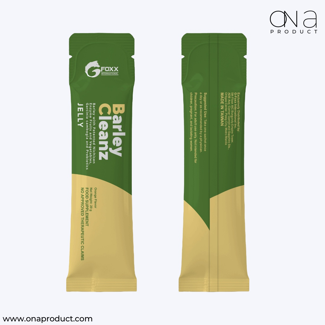 Gfoxx Barley Cleanz Jelly detox supplement supporting digestion, cleansing, and wellness